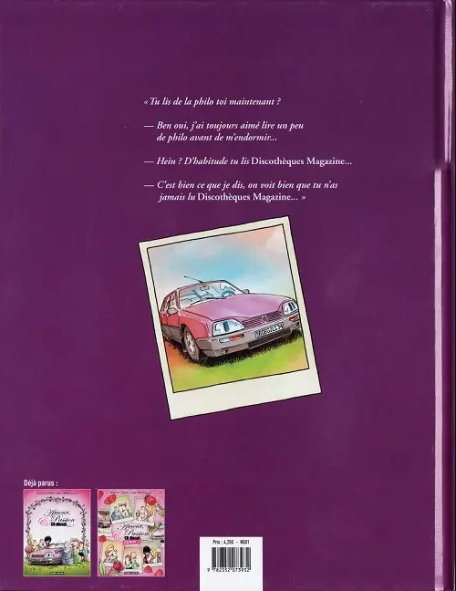 Verso de l'album Amour, Passion & CX diesel Saison 3 Amour, Passion & CX diesel - Saison 3