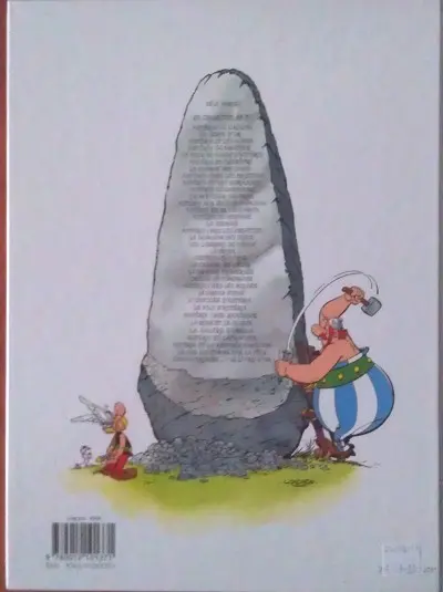 Verso de l'album Astérix Tome 5 Le tour de Gaule d'Astérix