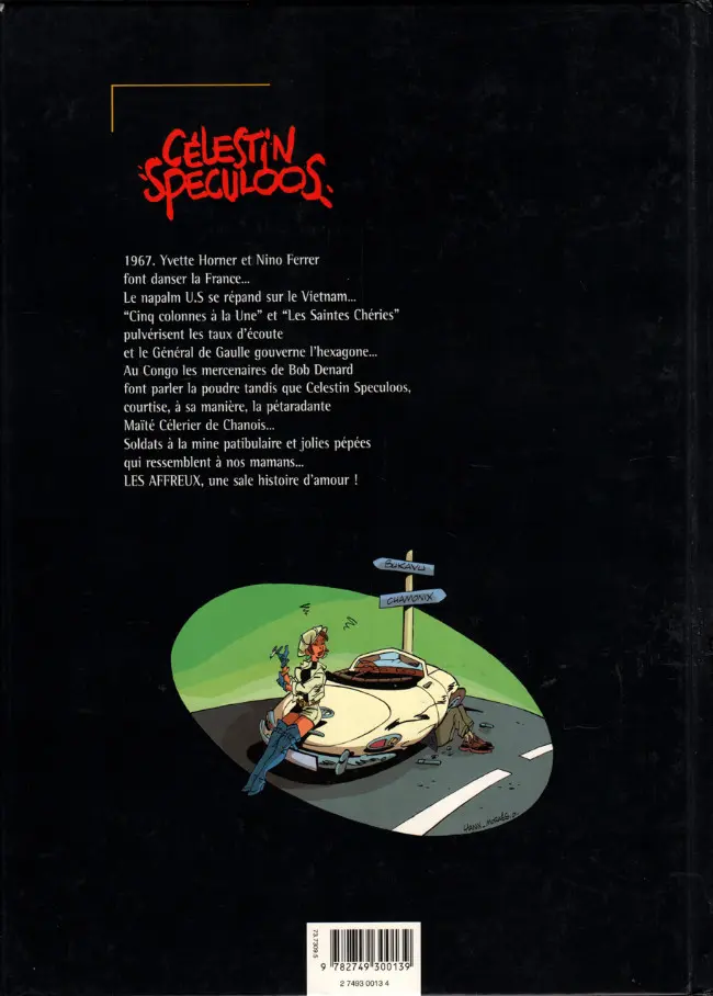 Verso de l'album Célestin Speculoos Tome 1 Les affreux