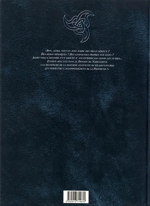 Verso de l'album Le Donjon de Naheulbeuk Tome 1 Première saison, partie 1