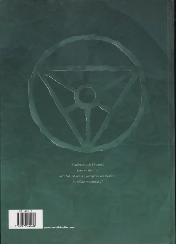 Verso de l'album Garous Tome 2 Alissia