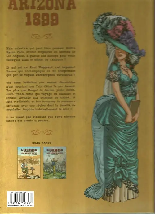 Verso de l'album L'Homme qui n'aimait pas les armes à feu Tome 1 Chili con carnage