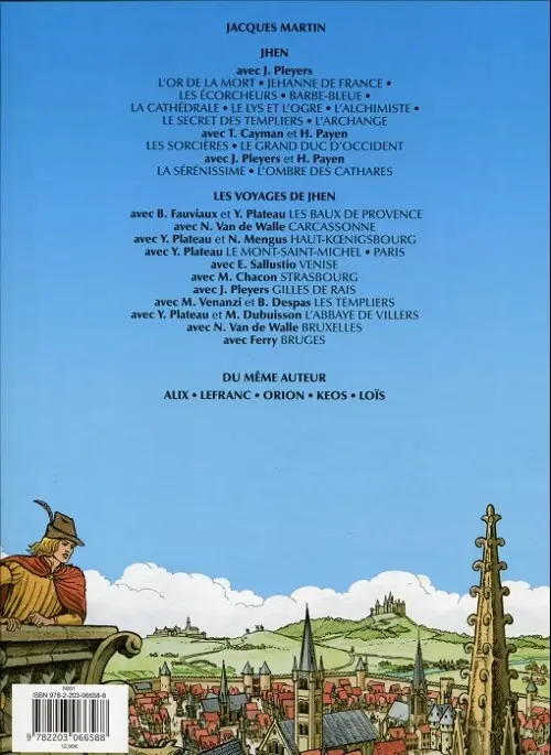 Verso de l'album Les voyages de Jhen Tome 4 Haut-Kœnigsbourg