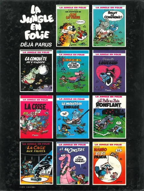 Verso de l'album La Jungle en folie Tome 9 La cage aux fauves