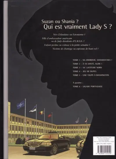 Verso de l'album Lady S. Tome 3 59° Latitude Nord