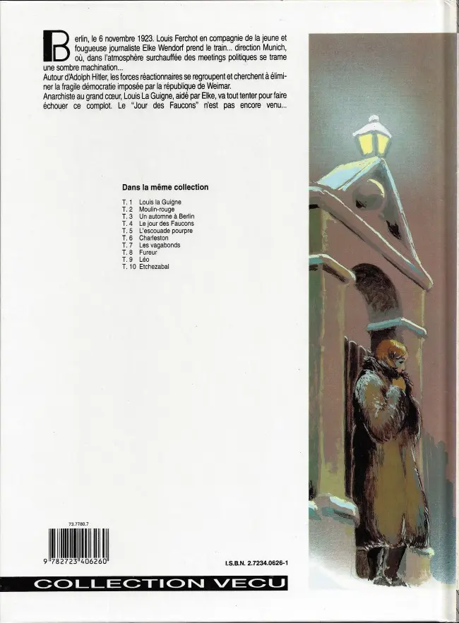 Verso de l'album Louis la Guigne Tome 4 Le jour des faucons