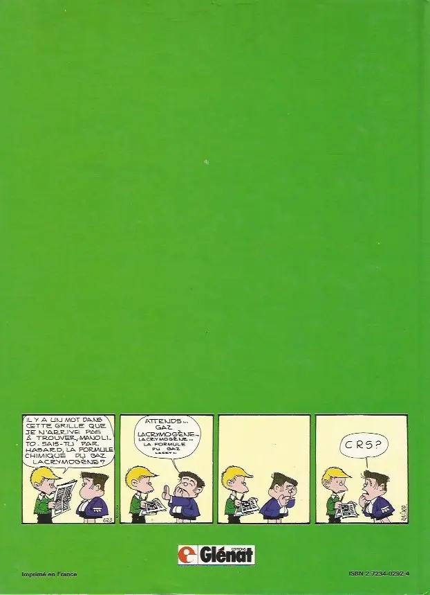 Verso de l'album Mafalda Tome 5 Le monde de Mafalda