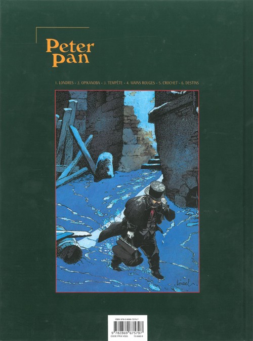 Verso de l'album Peter Pan Tome 3 Tempête