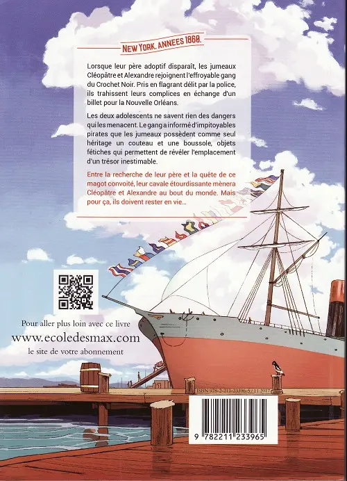 Verso de l'album Pile ou face 1 Cavale au bout du monde