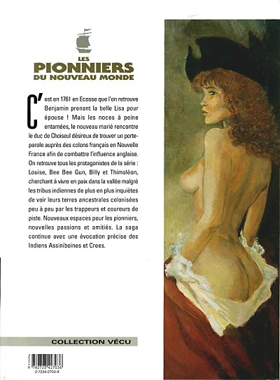 Verso de l'album Les Pionniers du Nouveau Monde Tome 8 Petit homme