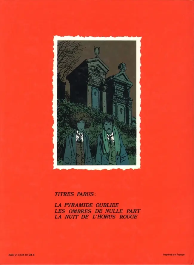Verso de l'album Victor Billetdoux Tome 2 Les ombres de nulle part
