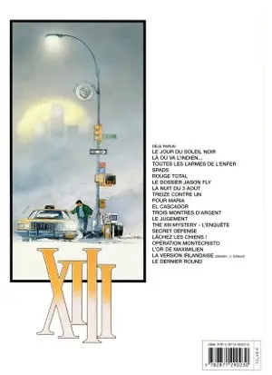 Verso de l'album XIII Tome 4 SPADS