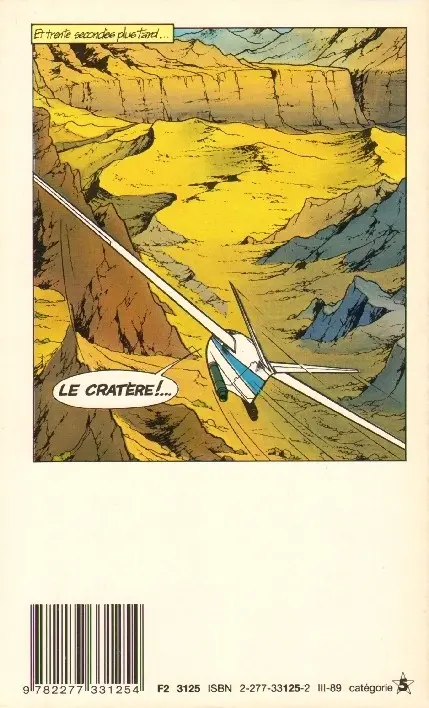 Verso de l'album Yoko Tsuno Tome 5 Message pour l'éternité