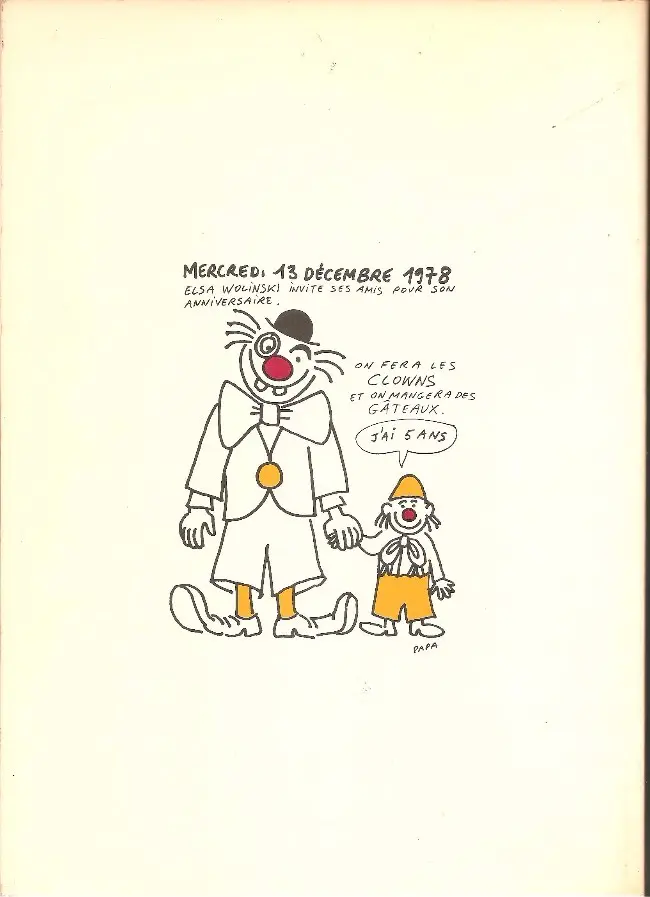 Verso de l'album N'importe quoi Dessins inconnus 1948 78