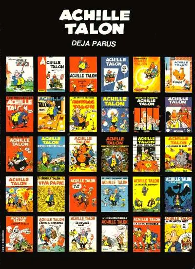 Verso de l'album Achille Talon Tome 31 Il n'y a (Dieu merci) qu'un seul Achille Talon