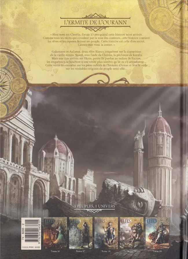 Verso de l'album Elfes Tome 19 L'Ermite de l'Ourann