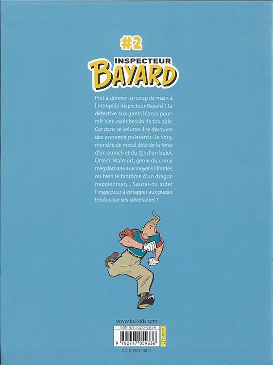 Verso de l'album Les Enquêtes de l'inspecteur Bayard Tome 2
