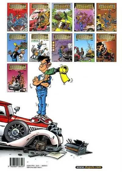 Verso de l'album Garage Isidore Tome 11 Moteur !