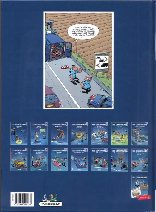 Verso de l'album Les Gendarmes Tome 14 L'imitation de vitesse !