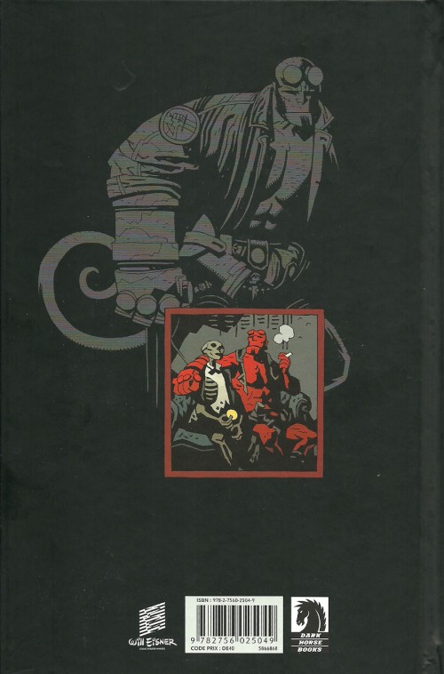 Verso de l'album Hellboy Tome 12 La Fiancée de l'enfer