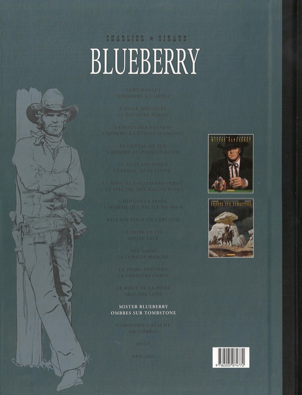 Verso de l'album Blueberry Intégrale Le Soir - Édition de 2015 Volume 13
