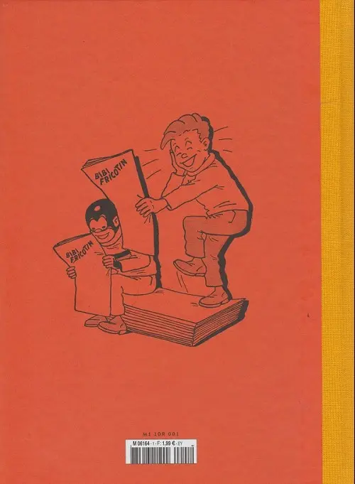 Verso de l'album Bibi Fricotin Tome 1 Bibi Fricotin et les soucoupes volantes