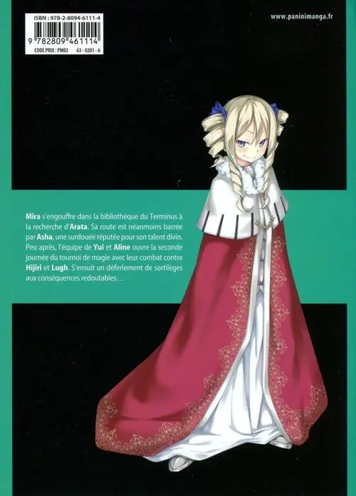 Verso de l'album Trinity Seven 12