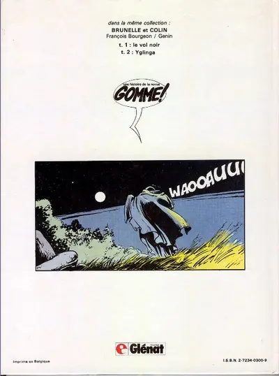 Verso de l'album Brunelle et Colin Tome 3 La nuit de la bête