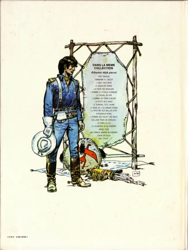 Verso de l'album Blueberry Tome 15 Ballade pour un cercueil