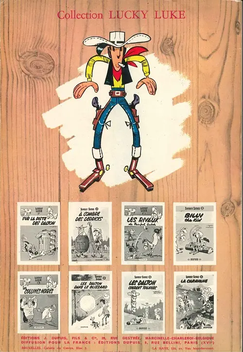 Verso de l'album Lucky Luke Tome 22 Les Dalton dans le blizzard
