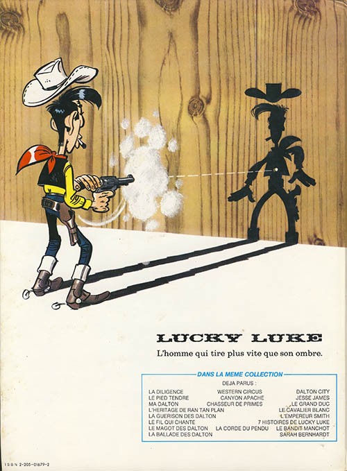Verso de l'album Lucky Luke Tome 47 Le Magot des Dalton