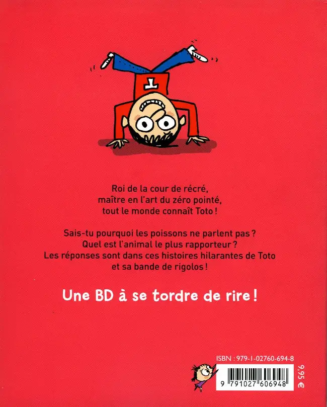 Verso de l'album Toto Tome 4 un sacré zigoto !