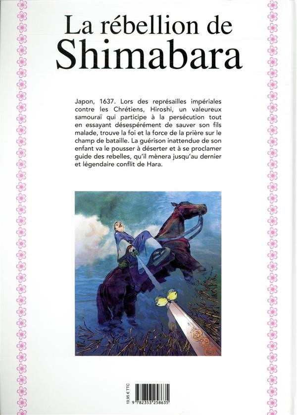 Verso de l'album Shimabara /Haïku La rébellion de Shimabara