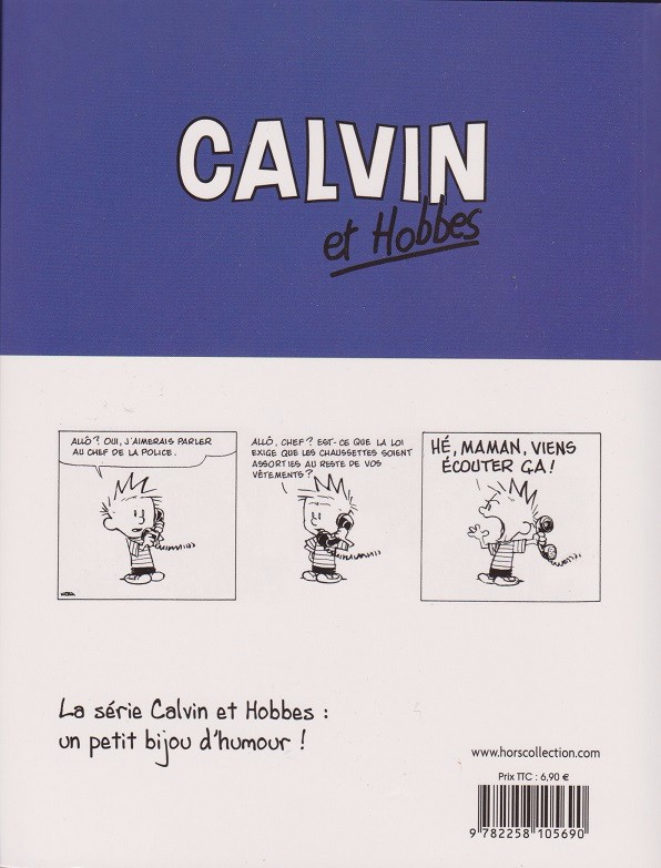 Verso de l'album Calvin et Hobbes Tome 21 Je suis trop génial !