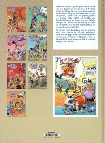 Verso de l'album Basket dunk Tome 6