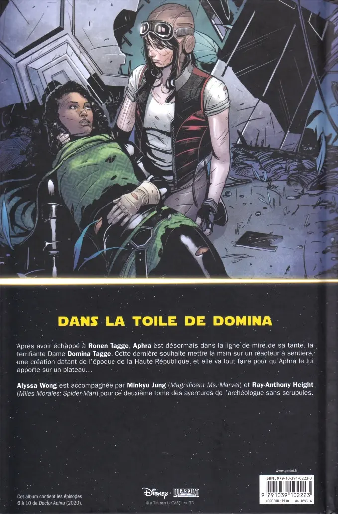 Verso de l'album Star Wars - Docteur Aphra Tome 2