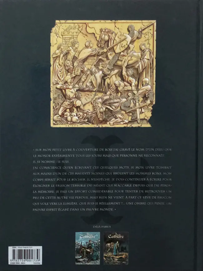 Verso de l'album Je suis Cathare Tome 1 Le Parfait Introuvable