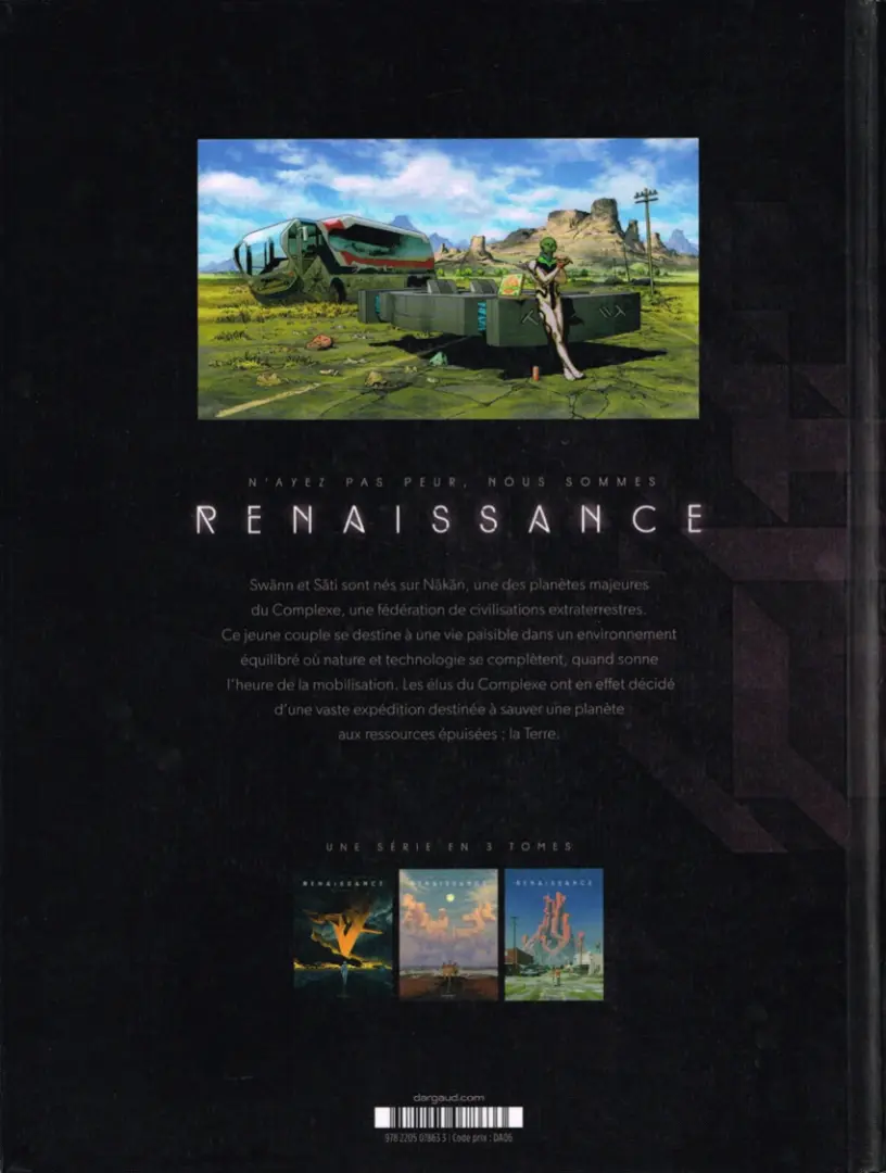 Verso de l'album Renaissance Tome 2 Interzone
