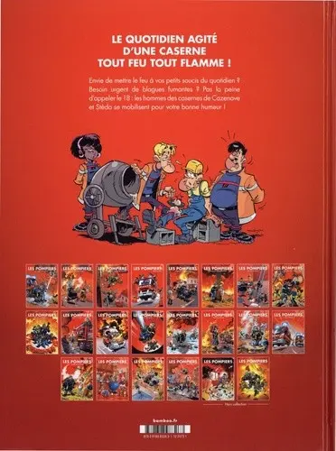 Verso de l'album Les Pompiers Tome 3 Le feu de l'amour