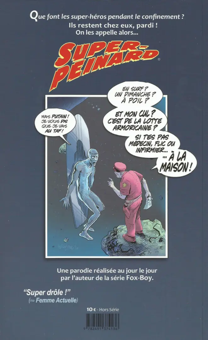 Verso de l'album Super-Peinard Printemps 2020