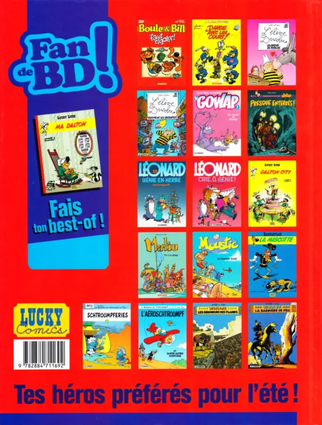 Verso de l'album Lucky Luke Tome 38 Ma Dalton