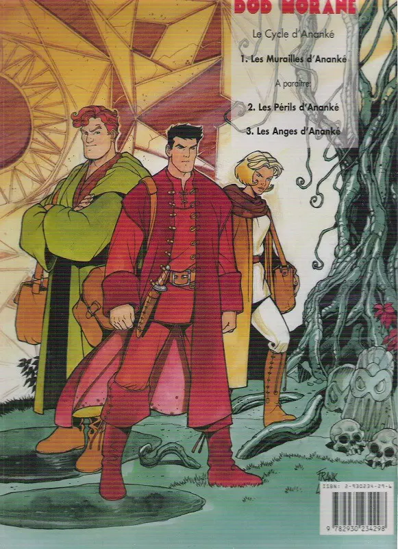 Verso de l'album Bob Morane Tome 1 Les murailles d'Ananké