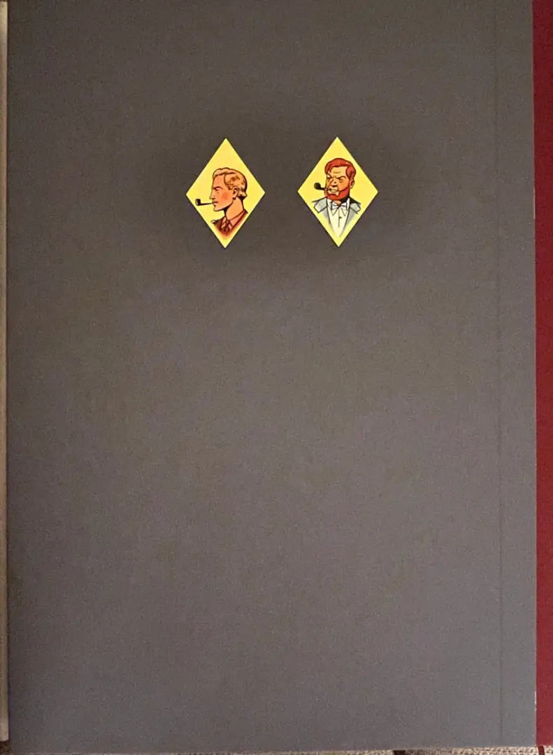 Verso de l'album Blake et Mortimer Tome 1 Le Secret de l'Espadon T1