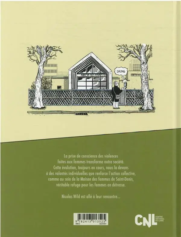 Verso de l'album À la maison des femmes