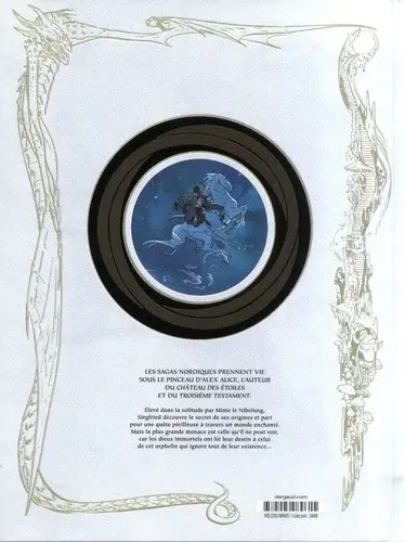Verso de l'album Siegfried Tome 2 La Walkyrie