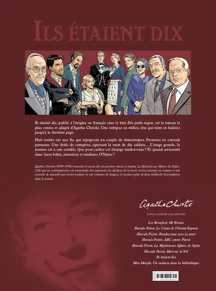 Verso de l'album Ils étaient dix