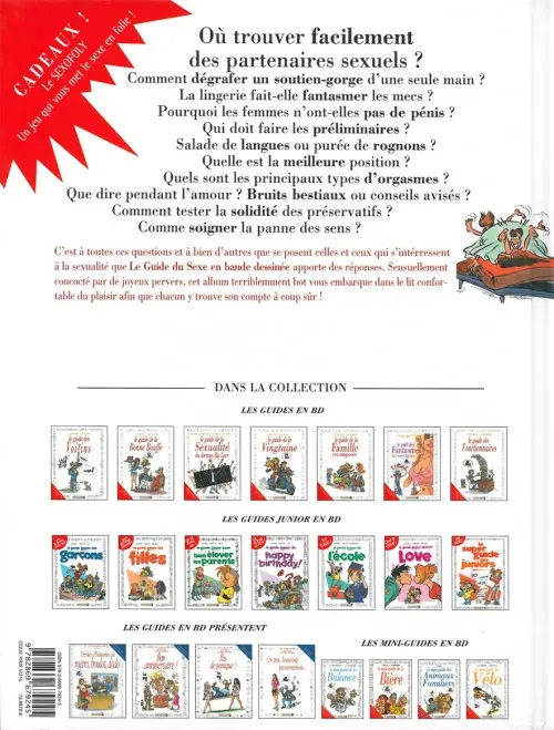 Verso de l'album Le Guide Tome 20 Le guide du Sexe