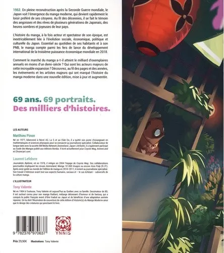 Verso de l'album Histoire(s) du manga moderne (1952-2020)