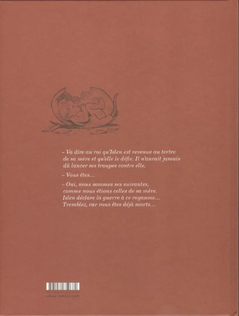Verso de l'album Ténébreuse Livre 2 Livre second