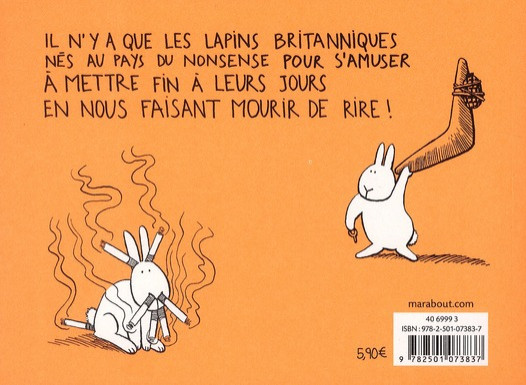 Verso de l'album Le Coup du lapin Tome 1 Adieu Monde Cruel